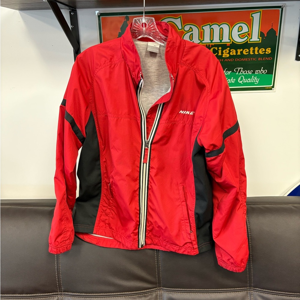 Nike Gray and Red Lined Jacket